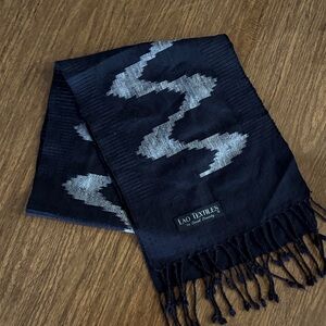 Carol Cassidy Lao Textiles Handwoven Silk Scarf